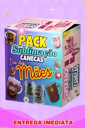 1500 artes para sublimação da canecas dia das mães